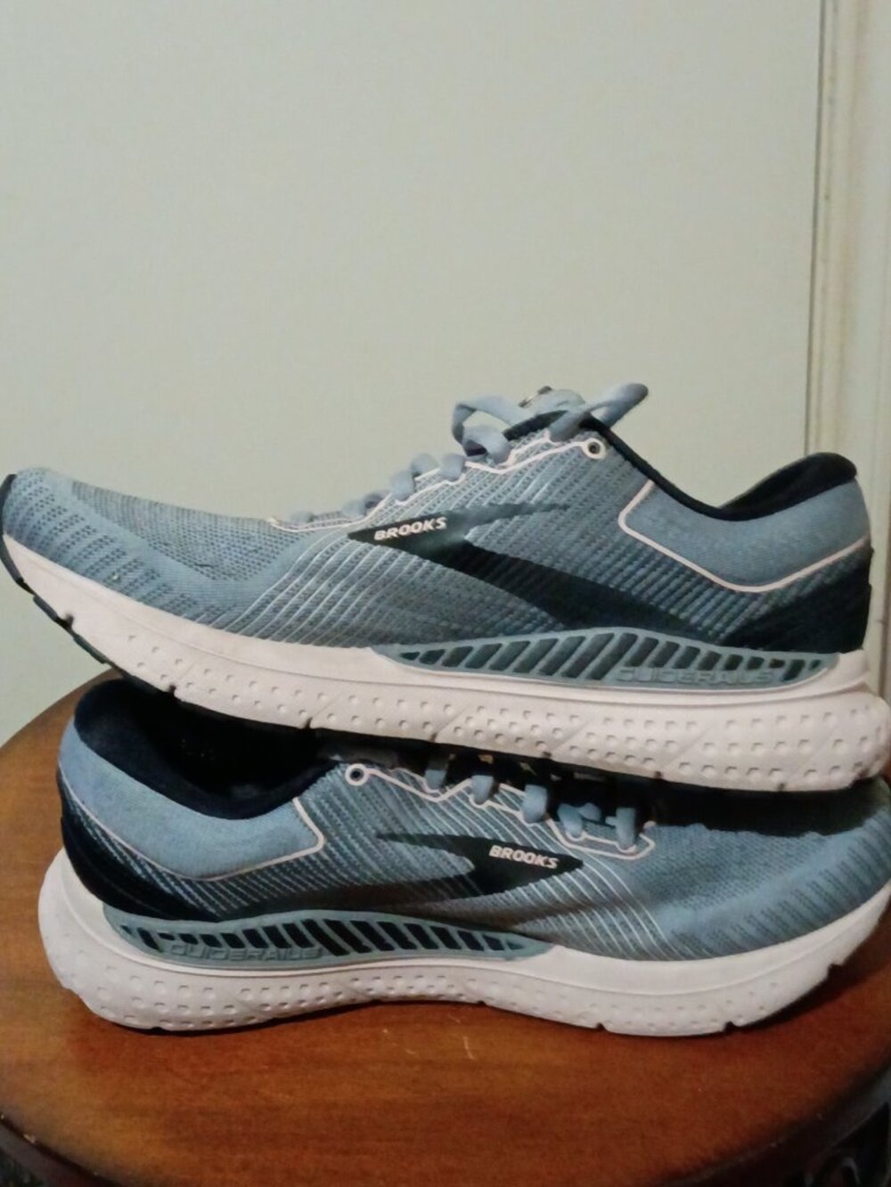 Brooks Womens Transcend 7 1203191B074 Gray Pink Running Shoes Sneakers Size 8 B - Picture 13 of 14